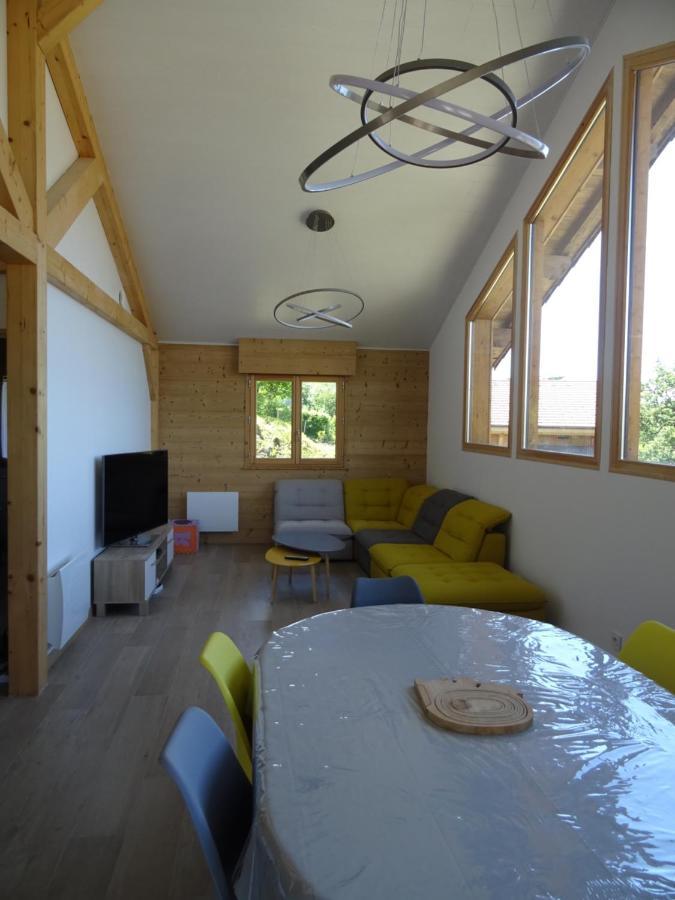 Chalet Neuf 6 Personnes Mont-Saxonnex Exteriör bild