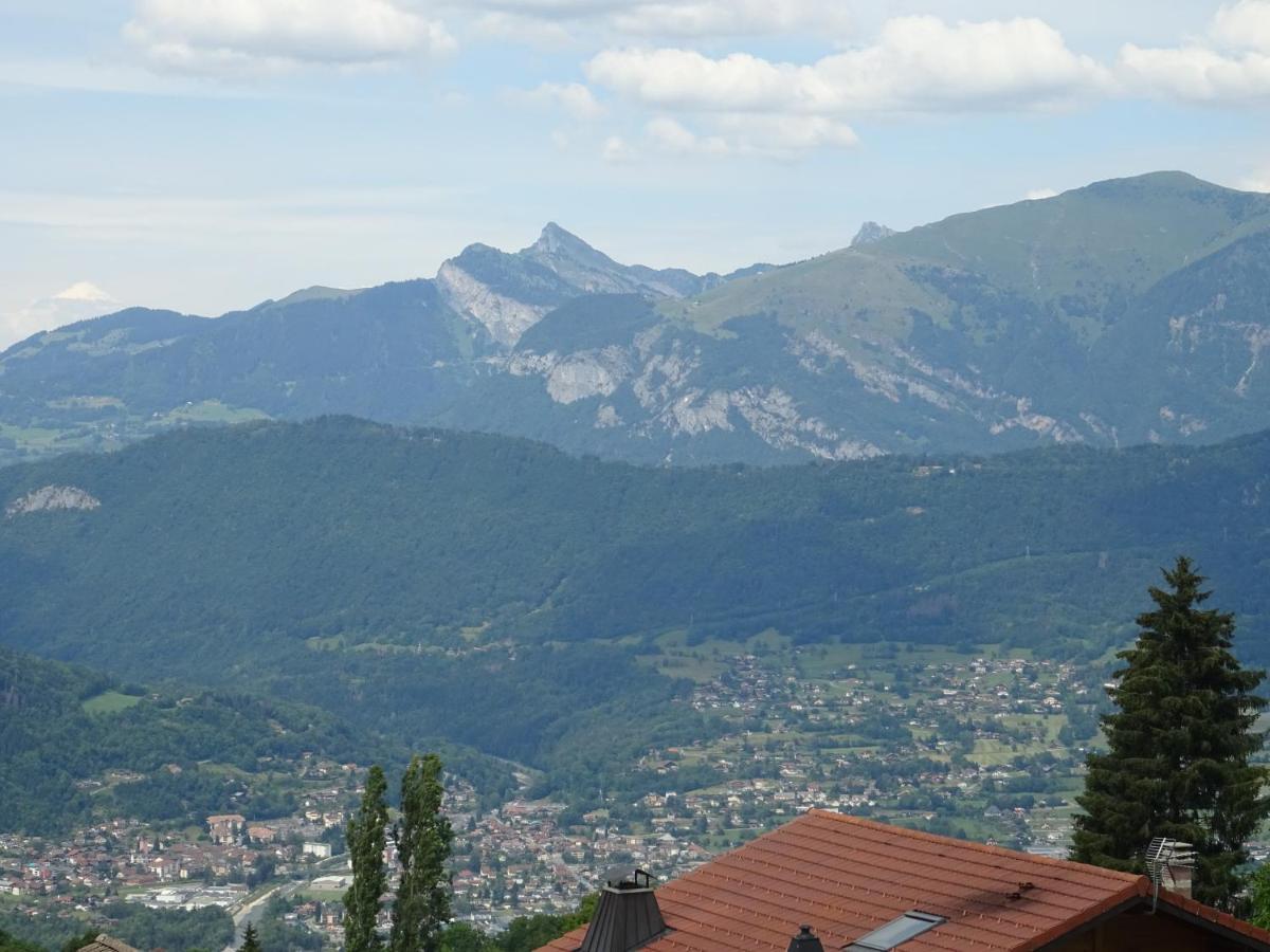 Chalet Neuf 6 Personnes Mont-Saxonnex Exteriör bild